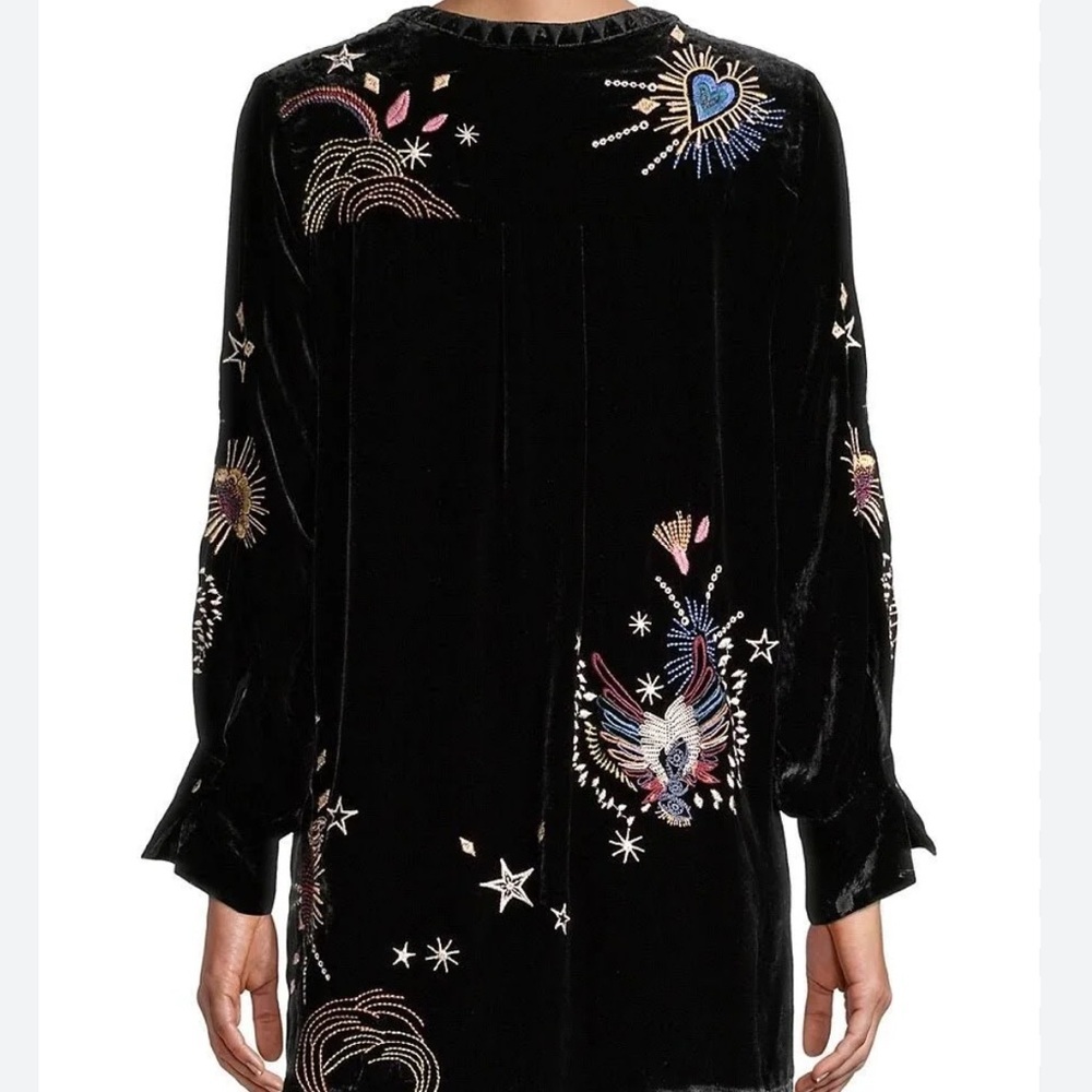 Johnny Was Eden Celestial Velvet Voyager tunic/Jacket NWT - Picture 15 of 16